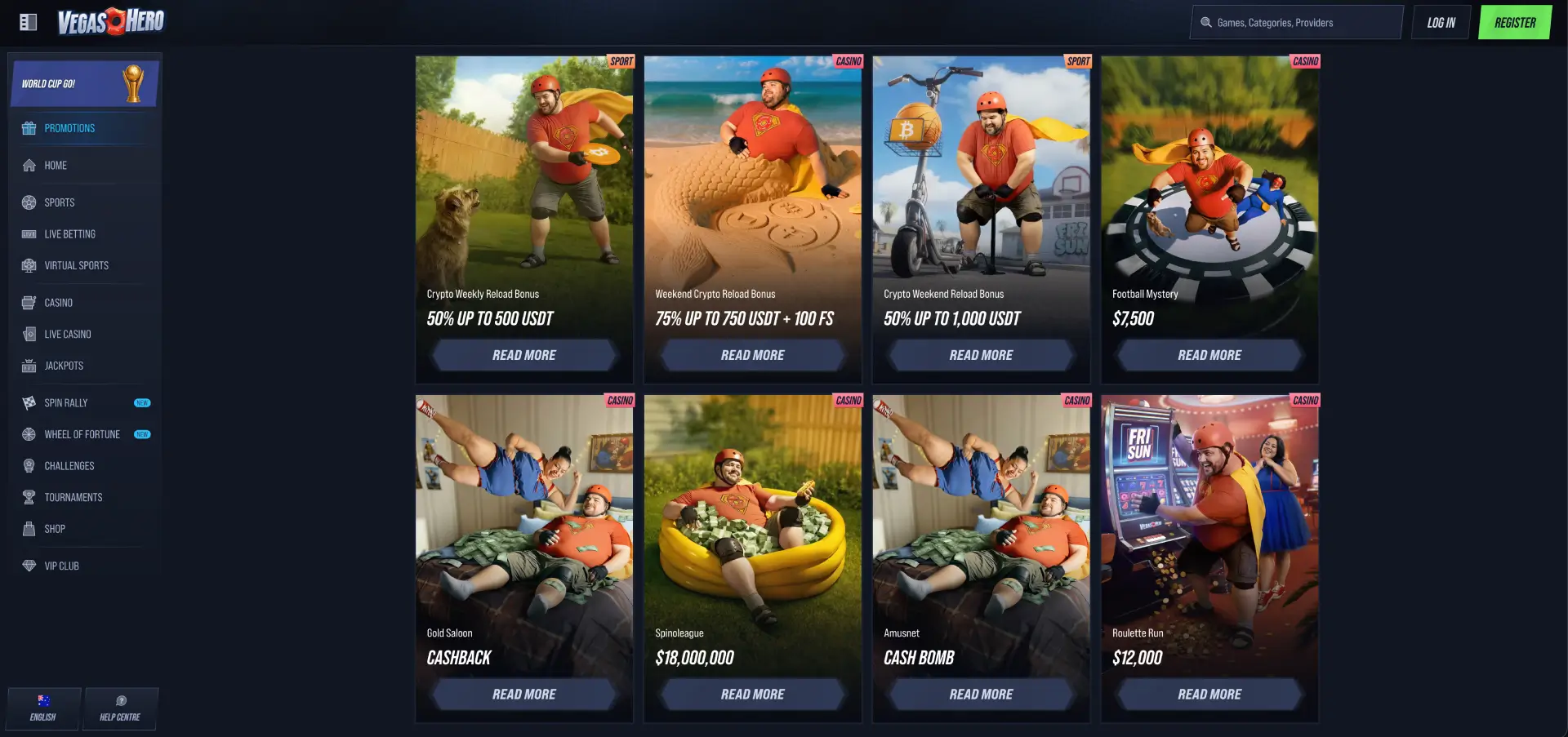 Vegas Hero free spins bonus alternatives